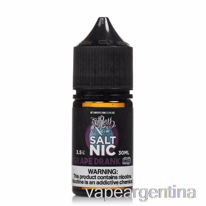 Uva Bebida En Hielo - Sal Despiadada - 30ml 10mg Vape Descartable